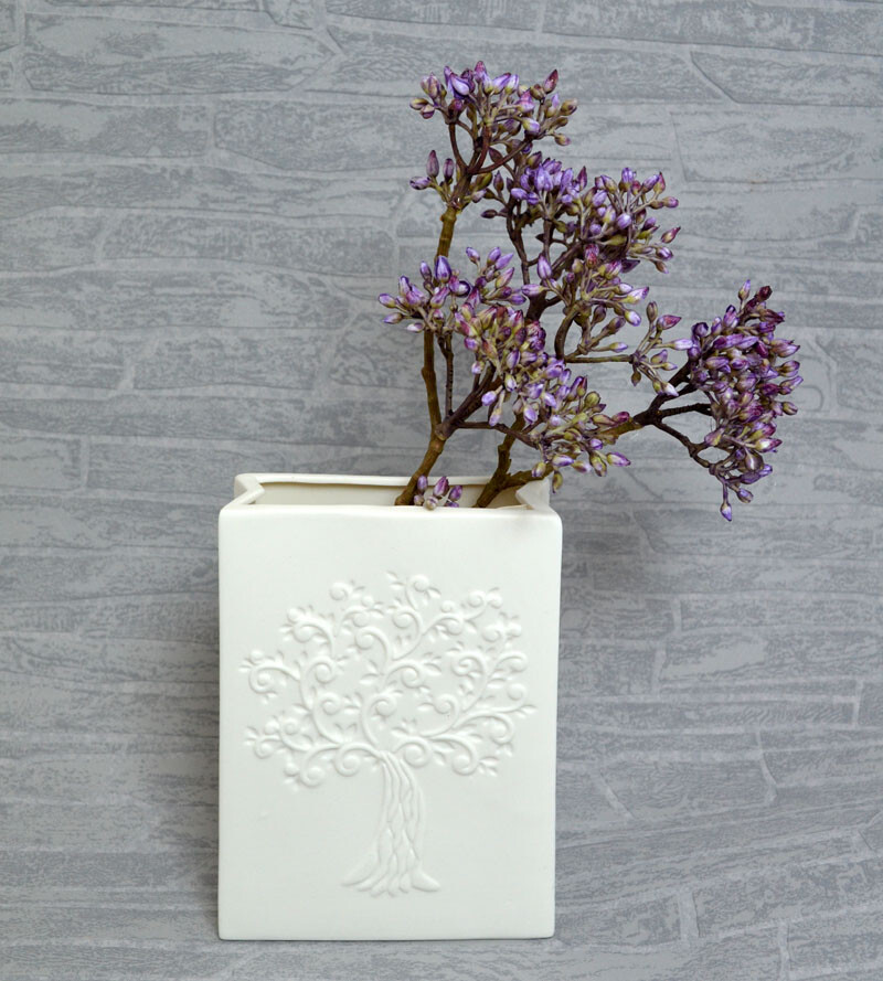 Porzellan LED-Taschen mit Spruch "Baum"