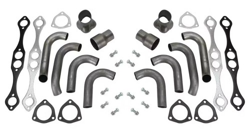 SOUTHWEST SPEED BLOCK HUGGER HEADER KIT,SMALL BLOCK CHEVY,1-1/2" TUBE,U-WELD - Picture 1 of 2