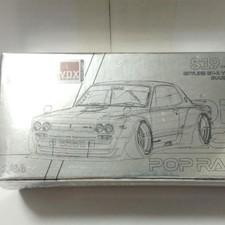 Pop Race 1/64 Nissan Skyline V8 Drift Hakosuka Silver Chrome