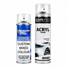 Subaru G1U Ice Silver 1K Touch Up Paint + 1K Clear Coat Custom Mixed