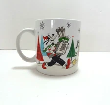 ZRIKE Brands DISNEY Mickey & Friends CHRISTMAS Tree PRESENTS Jumbo 22oz MUG Cup