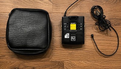 Electro-Voice RE3-BPT Wireless Bodypack Transmitter Lav Mic Casetested