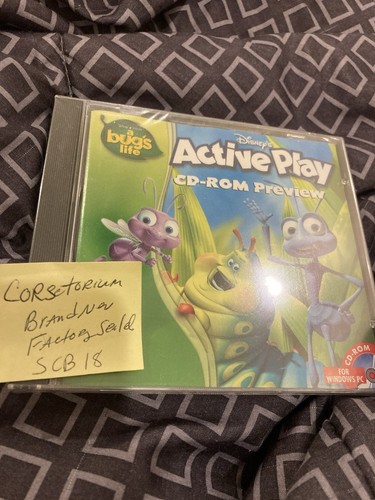 Bug's Life: Active Play CD-Rom Preview PC, 1998 "Brand New & Factory sealed" - Picture 1 of 3