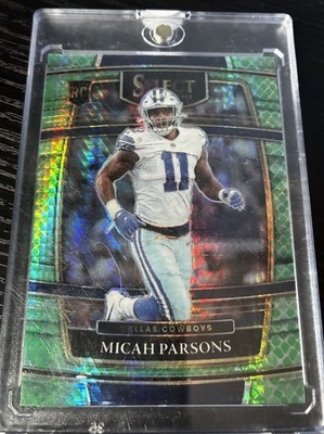 Panini Select 2021 Micah Parsons Concourse Dragon Scale Case Hit SSP RC /89