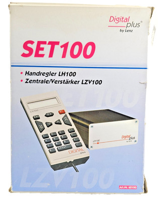 Lenz 60100 SET100 DCC Zugsystem fehlende Steuerung Fernbedienung LH100 Modell LZV100