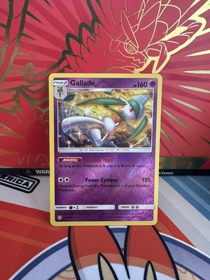 Pokemon Sun Moon Cosmic Eclipse Gallade 82/236 Rare Reverse Holo TCG Card