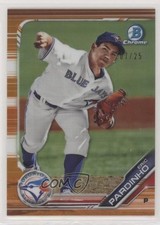 2019 Bowman Draft Chrome Orange Refractor 7/25 Eric Pardinho #BDC-21 7i2