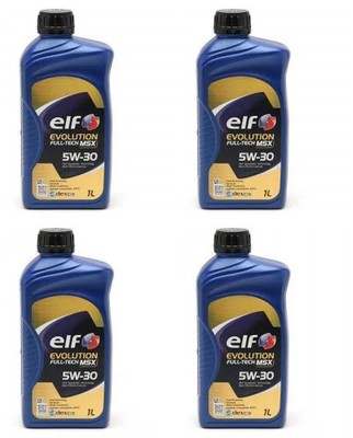 4l ELF Evolution Full-Tech MSX 5W-30 Motoröl ACEA C3 API SN/CF Chrysler MS-11106