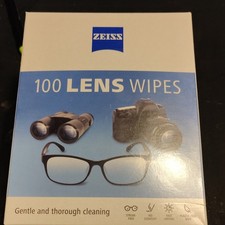 ZEISS Lens Cleaning Wipes 100 Count Disposable White/Blue MPN ZEISS PM