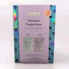Frank Body Shower Together Exfoliating Mini Body Scrub Duo Peppermint & Cacao