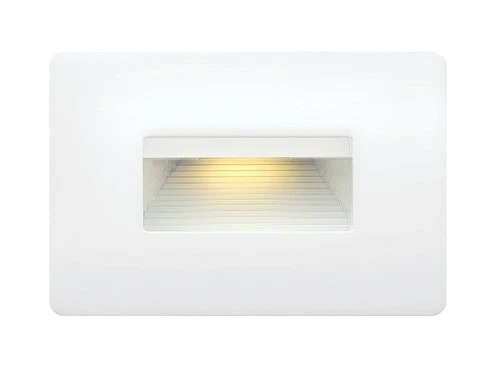 Hinkley Landscape Luna LED 2700K Step Light 12V Horizontal 4" Satin White - Picture 2 of 10