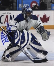 Andrew RAYCROFT Signed 8x10 Photo! Toronto Maple Leafs Goalie! Legend! W/coa