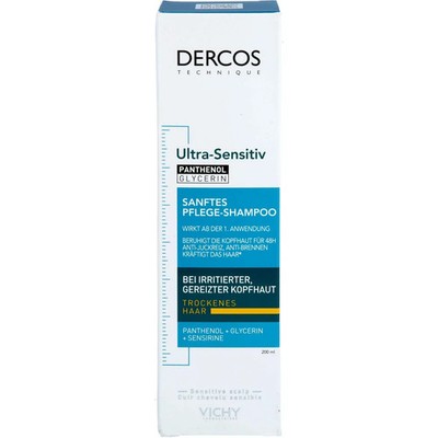 Vichy Dercos Ultra-sensitiv Shampoo Trock.kopfhaut 200ml - PZN 11594391
