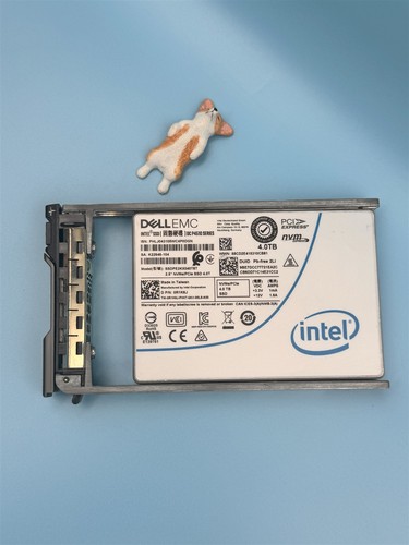 R1K6J DELL INTEL DC P4510 SERIES 4TB PCIe NVME 2.5 SSD SSDPE2KX040T8T G13 TRAY - Picture 2 of 2