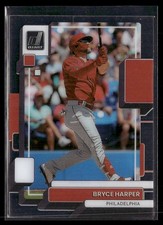 2022 Panini Chronicles #39 Bryce Harper Clearly Donruss Baseball Card 3203P
