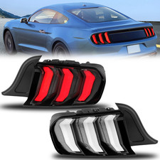 For 2015-2022 2023 Ford Mustang Euro Style Led Tail Lights Wsequential Signal