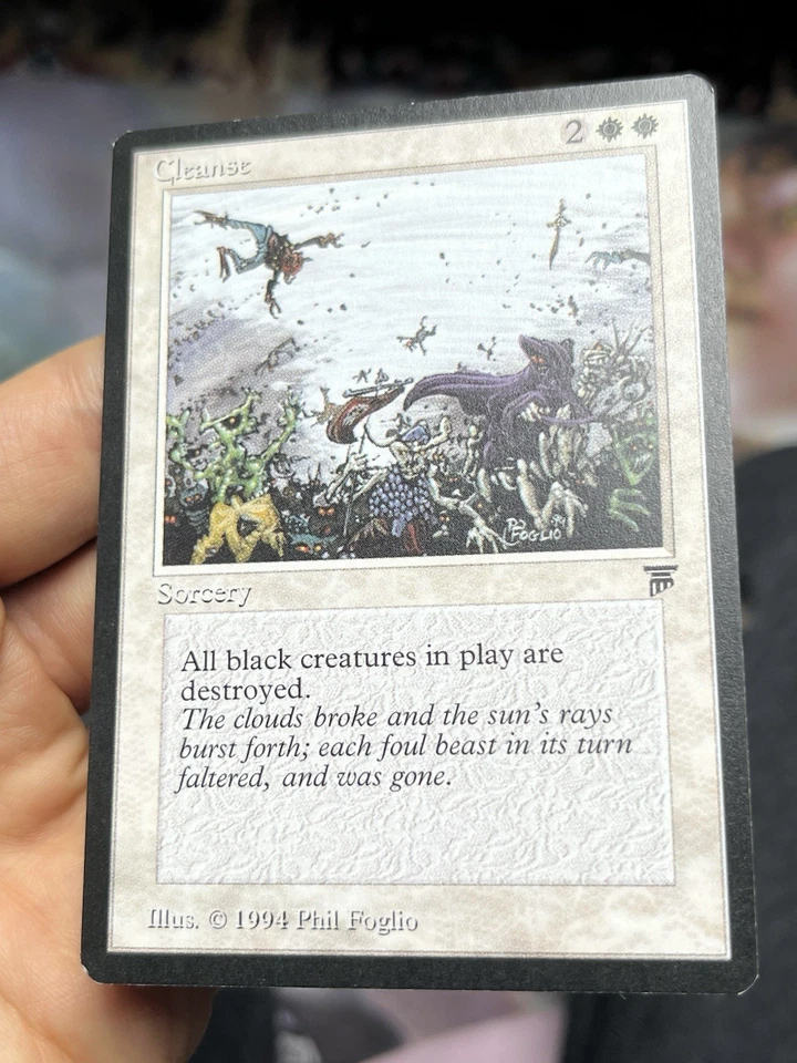 English Cleanse 🚫 Legends 🚫 Banned Card 🚫 Unplayed / Mostly Clean Mtg (1913) - Image 2 of 4