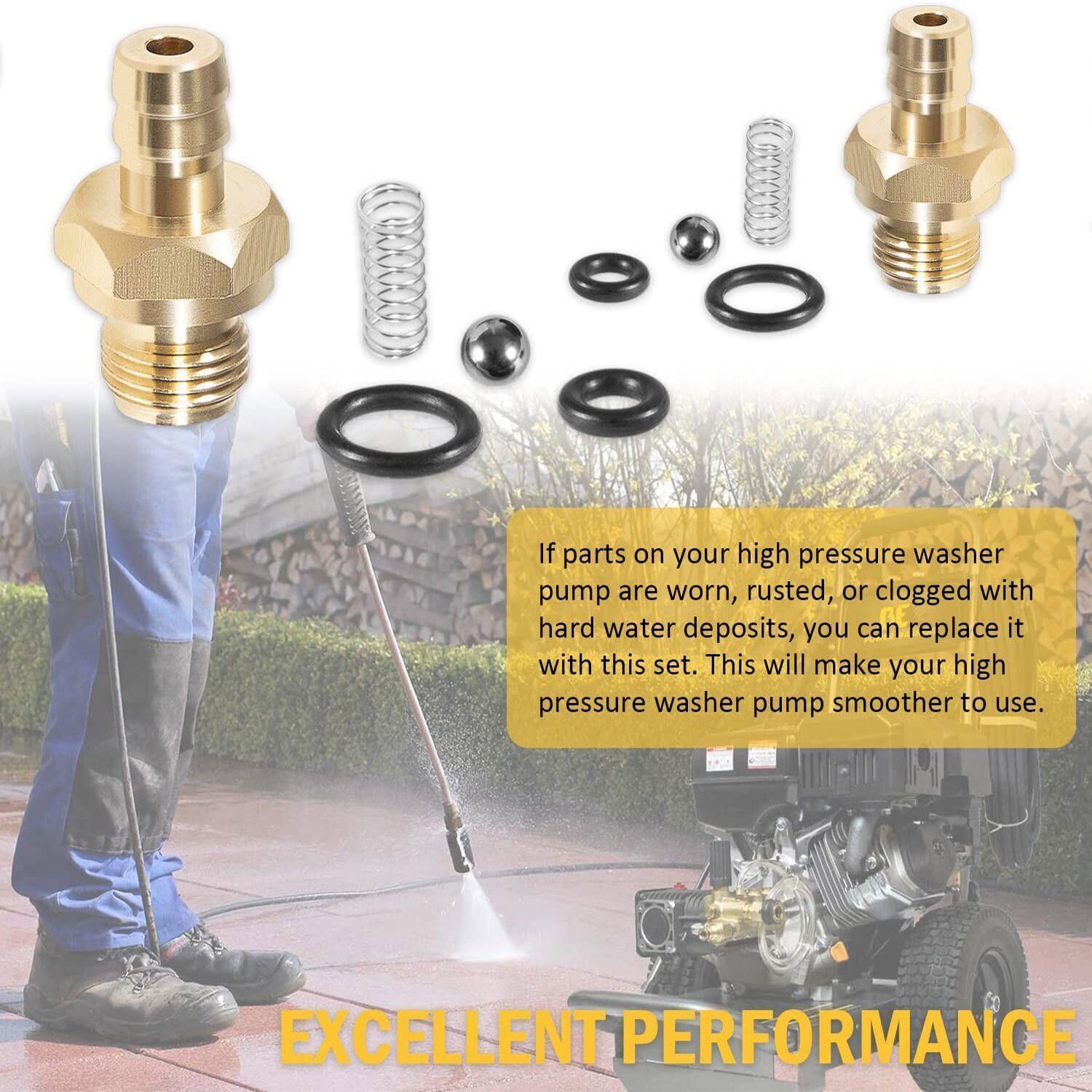 Pressure Washer Chemical Soap Injector Kit for Briggs Stratton 190635GS 190593GS