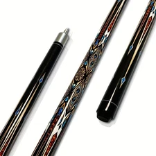 Nine-ball cue, 1/2 maple cue, unisex pool cue, free shipping