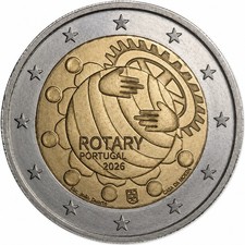 Portugal 2 Euro 2026 ST "100 Jahre Rotary Club" VORVERKAUF