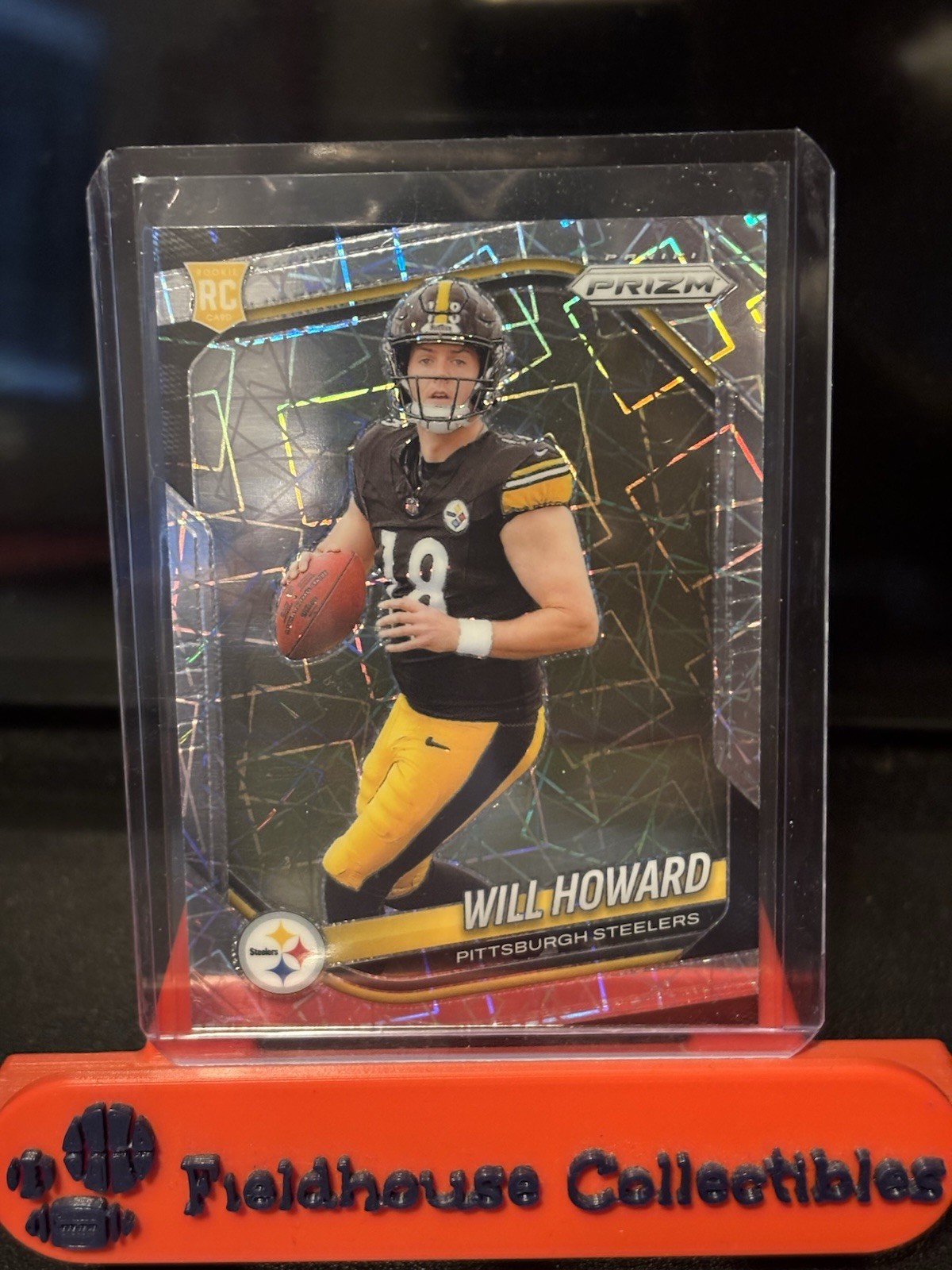 2025 Panini Silver Prizm Will Howard #367 RC Laser Steelers