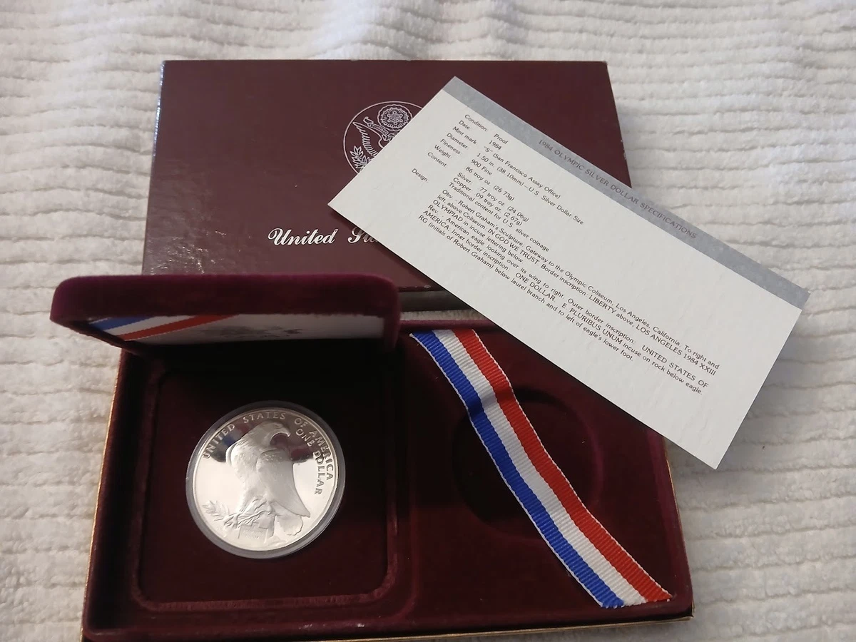 1984 US Modern Silver/Clad Commemorative Coins (1982-Now) for sale