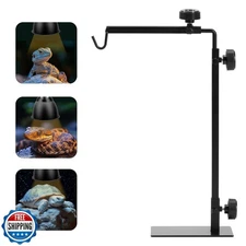 Simple Deluxe Reptile Light Stand Adjustable 14-26 inch Floor Lamp Holder, Me
