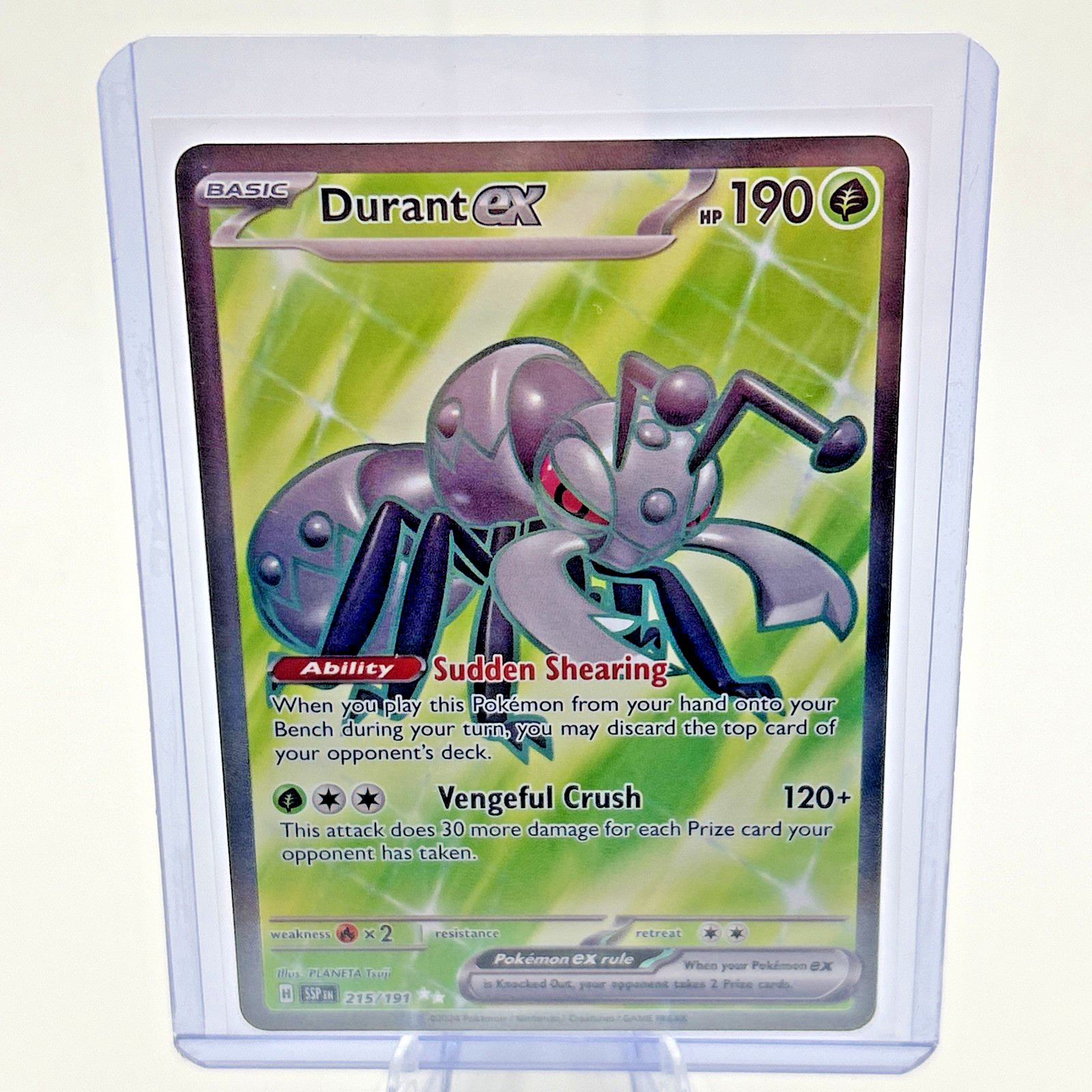 Durant ex 215/191 Sv08: Surging Sparks Holo pokemon mint