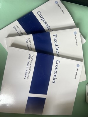 2025 CFA Program Curriculum Level II Volume 4- 3 Book Box Set