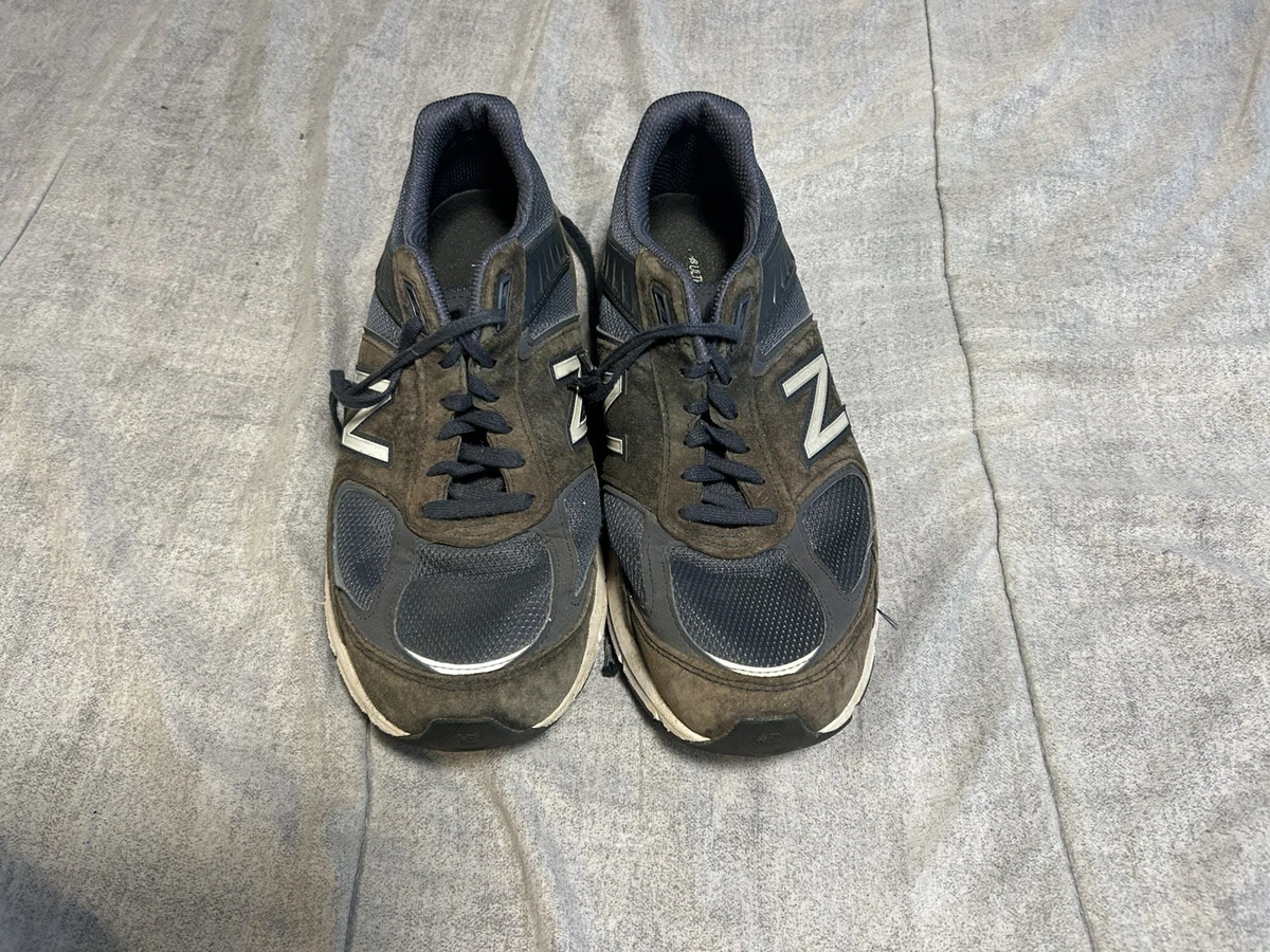 New Balance 990v5 Made In USA 2E Wide Navy Silver for Sale