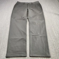 True Classic Pants Men 32x30 Green Straight Leg Chino Olive Green Stretch  NEW
