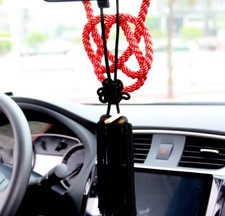 New Vip Charm Knot Production Jdm Fusa Red Kiku Jp Knot Black Kin Tsuna Rope