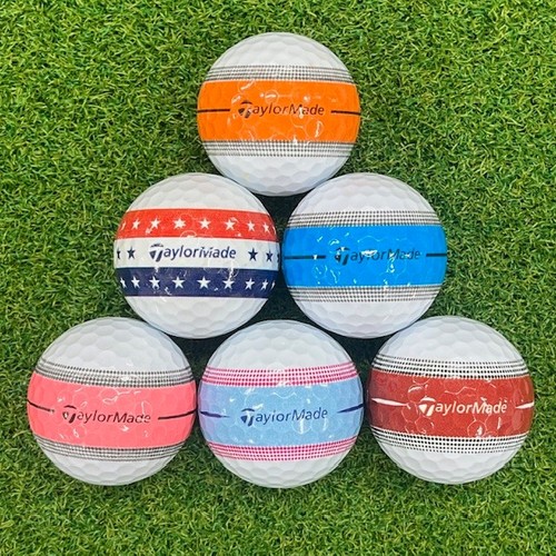 24 TaylorMade Tour Response Stripe Color Mix Used Golf Balls 5A Mint Condition
