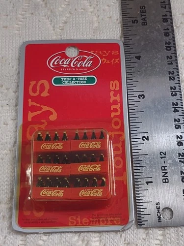Miniature Coke Bottles in Case for Toy Delivery Truck or Dollhouse Vintage