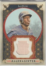 2023 TOPPS ALLEN & GINTER *KENNY LOFTON GU BAT