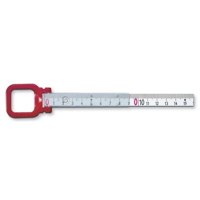 Rahmenbandmaß ERGOLINE L.50m Band-B.13mm B mm/cm EG II Alu.gelb Stahlmaßband BMI