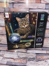 Ceaco NIGHT SPIRIT 550 pc Puzzle Lisa Parker Cat 18”x24” Fortune Teller