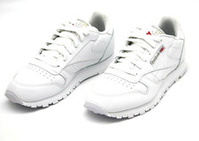 Reebok Classic Leather Sneakers 50150 WHITE RUNNING SHOE BIG KIDS SHOE