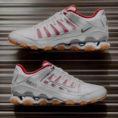 NEW Mens (CHOOSE SZ) NIKE Reax 8 TR Mesh Workout Shoes 621716-103 WHITE-GREY-RED