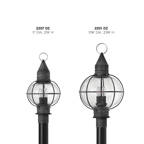 Hinkley Lighting 2201 Cape Cod 4 Light 24" Tall Outdoor Post - Bronze - Picture 12 of 12