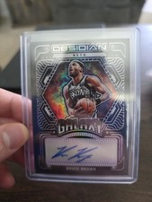 2021-22 Panini Obsidian - Galaxy Autographs Bruce Brown 46/75