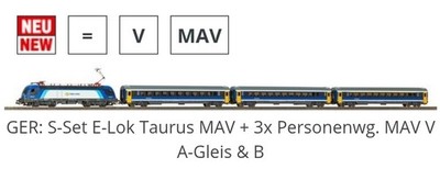 Piko  MAV Taurus  Train Set 57037 HO Scale DCC Ready