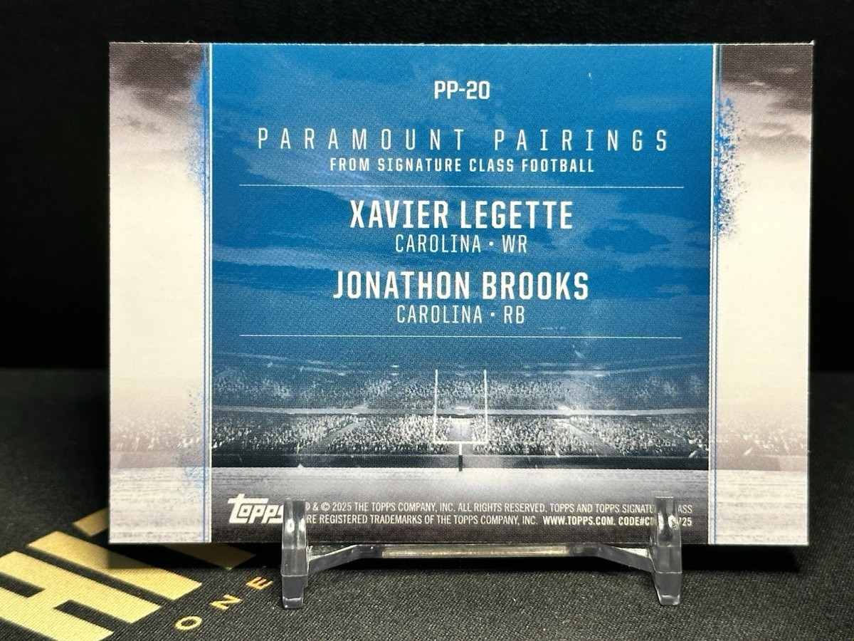 2024 Topps Signature Class Legette Brooks Paramount Pairings #PP