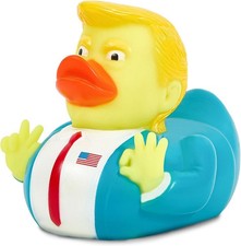 1 PC Donald Trump Rubber Ducks Bulk,3.5 Inch, Funny Trump Duckies Christmas Gift