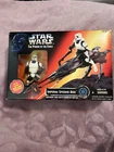 Star Wars POTF Imperial Speeder Bike 1995 New Sealed Vintage Kenner Collectible