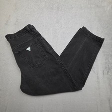 Vintage Guess Jeans Mens 36x34 Black USA American Tradition 100 Cotton Denim