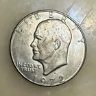 Photo of a 1972-P Eisenhower Dollar from an eBay listing that sold on Jul 21, 2026