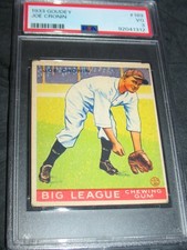 1933 Goudey  #189 JOE CRONIN PSA VG 3 ~~ (Manager) Washington Senators