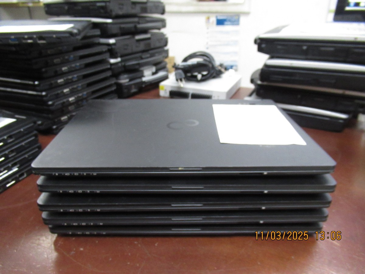 Lot of 5 Fujitsu LifeBook U748 i7-8650U 1.90GHz Laptop [NO RAM/HDD