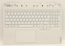 New for Lenovo Legion 5 Pro 16IAH7H Upper Palmrest Keyboard Bezel Backlit White